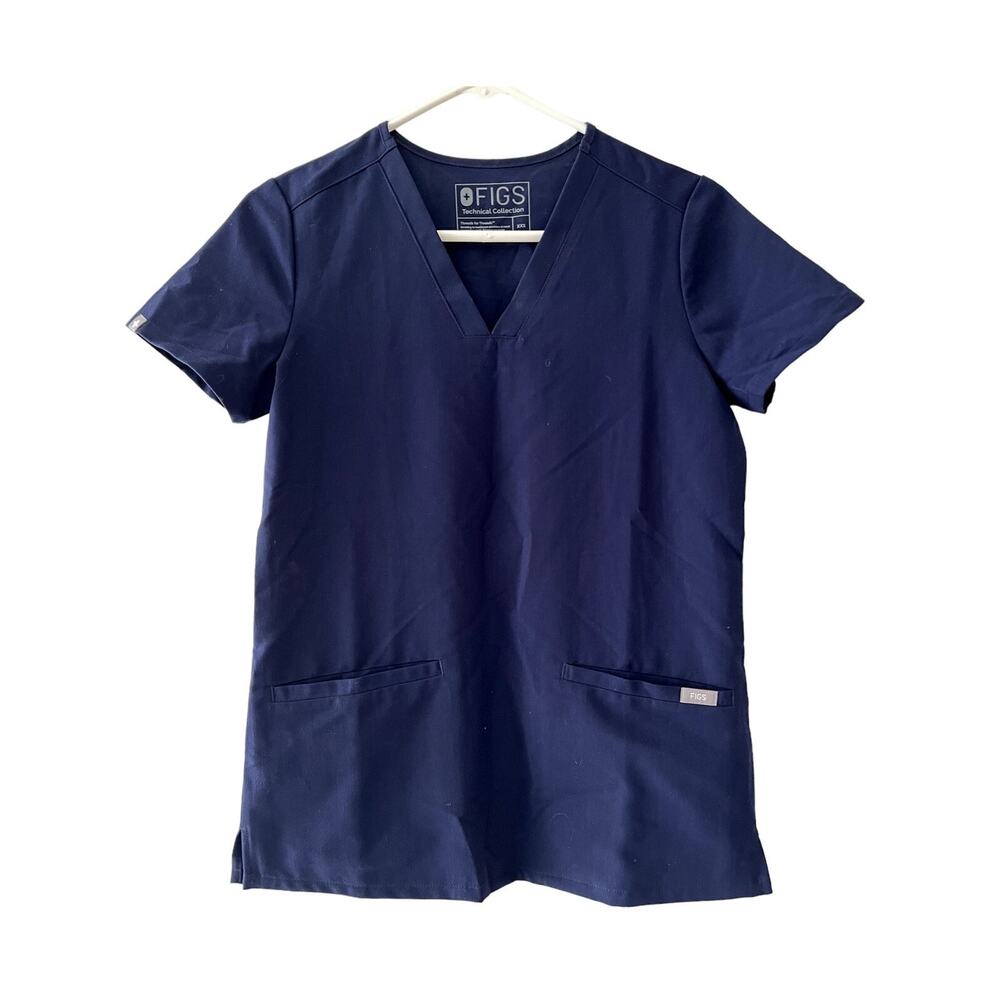 Figs Women's XXS Medical Scrubs Top New Technical Collection Two Front Pockets
